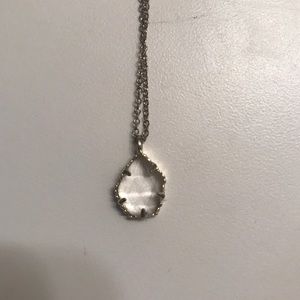 Kendra Scott Clear stone necklace